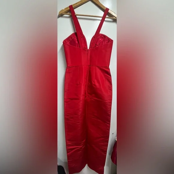 Carolina Herrera silk-faille column maxi gown size 4 women’s designer